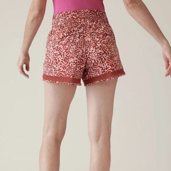 🐢 Athleta Mesh Racer Run High Rise 3" Short Size XS NWOT - Picture 5 of 14